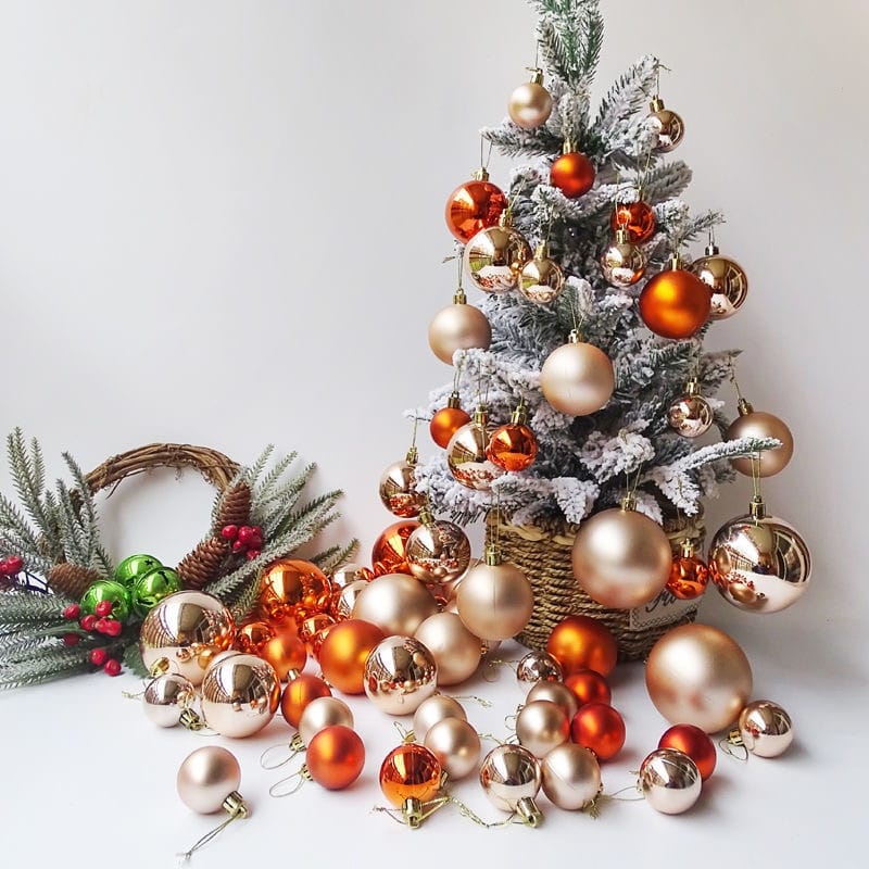 Bolas Natal Cristal Ornamentos para decoração natalina 7cm enfeite ...