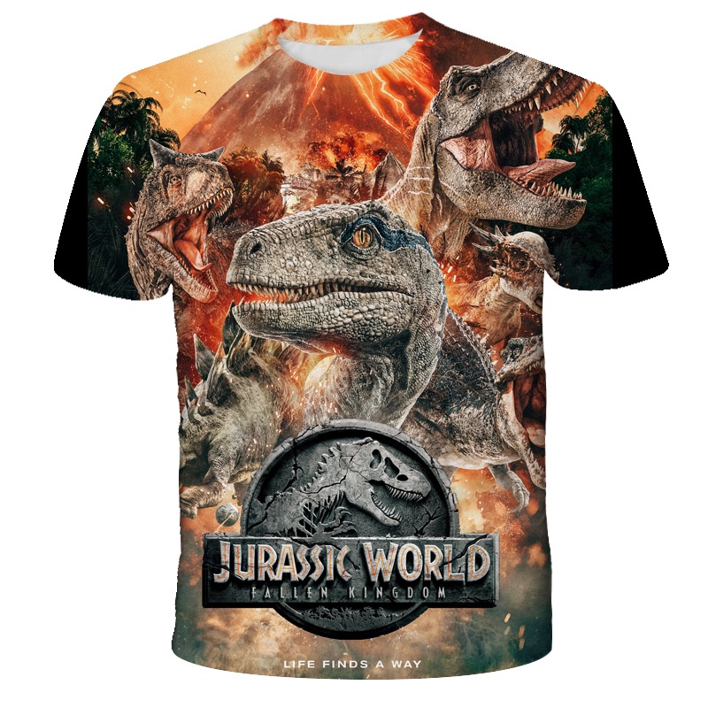 Camiseta de dinossauro cromado engraçada, camiseta masculina branca casual,  manga curta respirável plus size