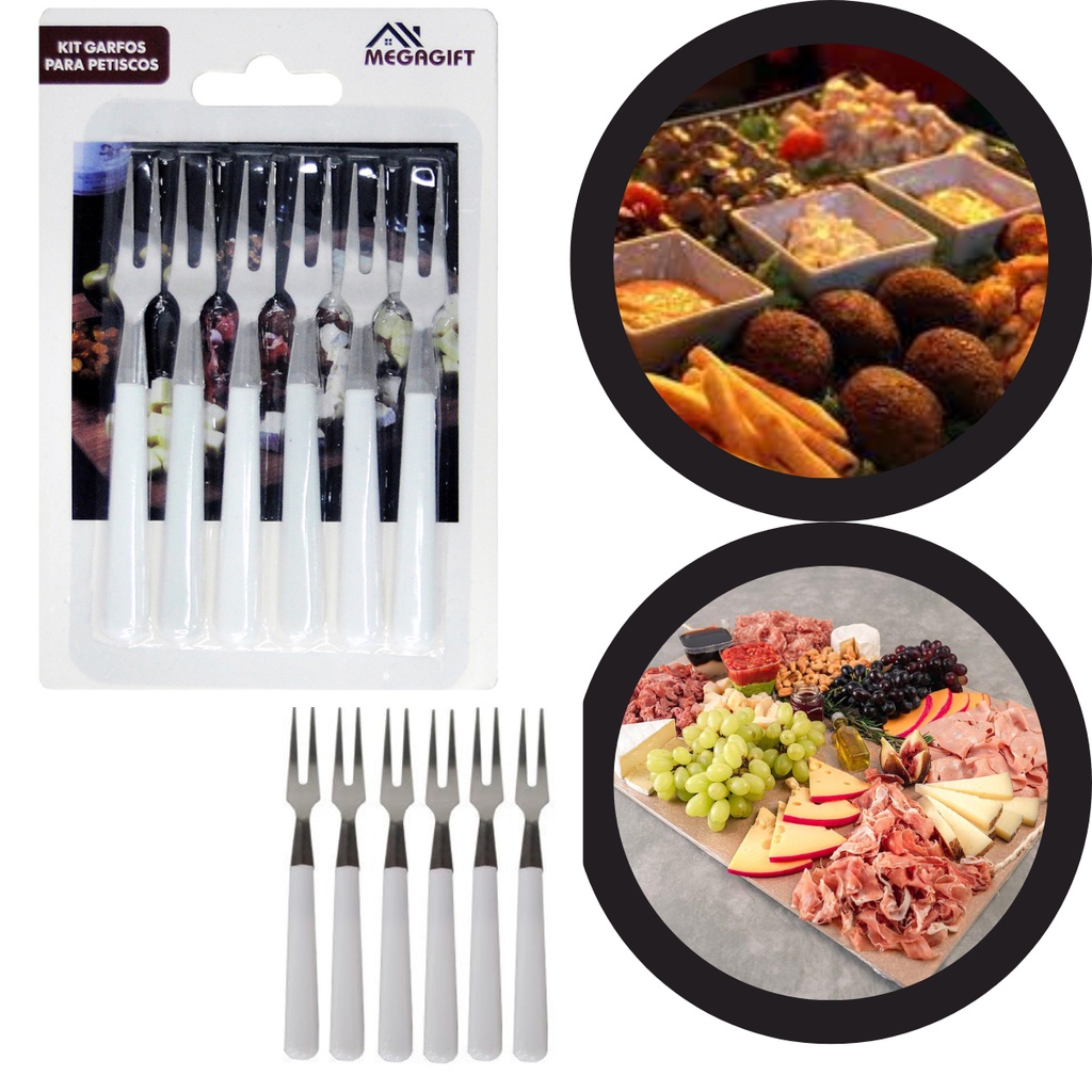 Kit Espetinhos Inox Mini 5 unidades - Tostando - Ideias Gastronômicas