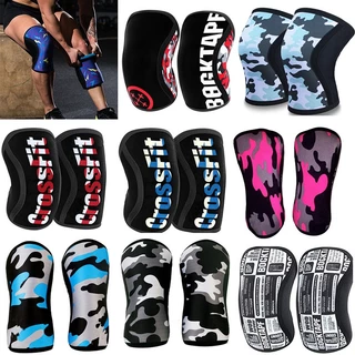Joelheira De Compressão Neoprene Profissional 7mm Para Esportes 2 Peças Esportiva Suporte De 1 Par