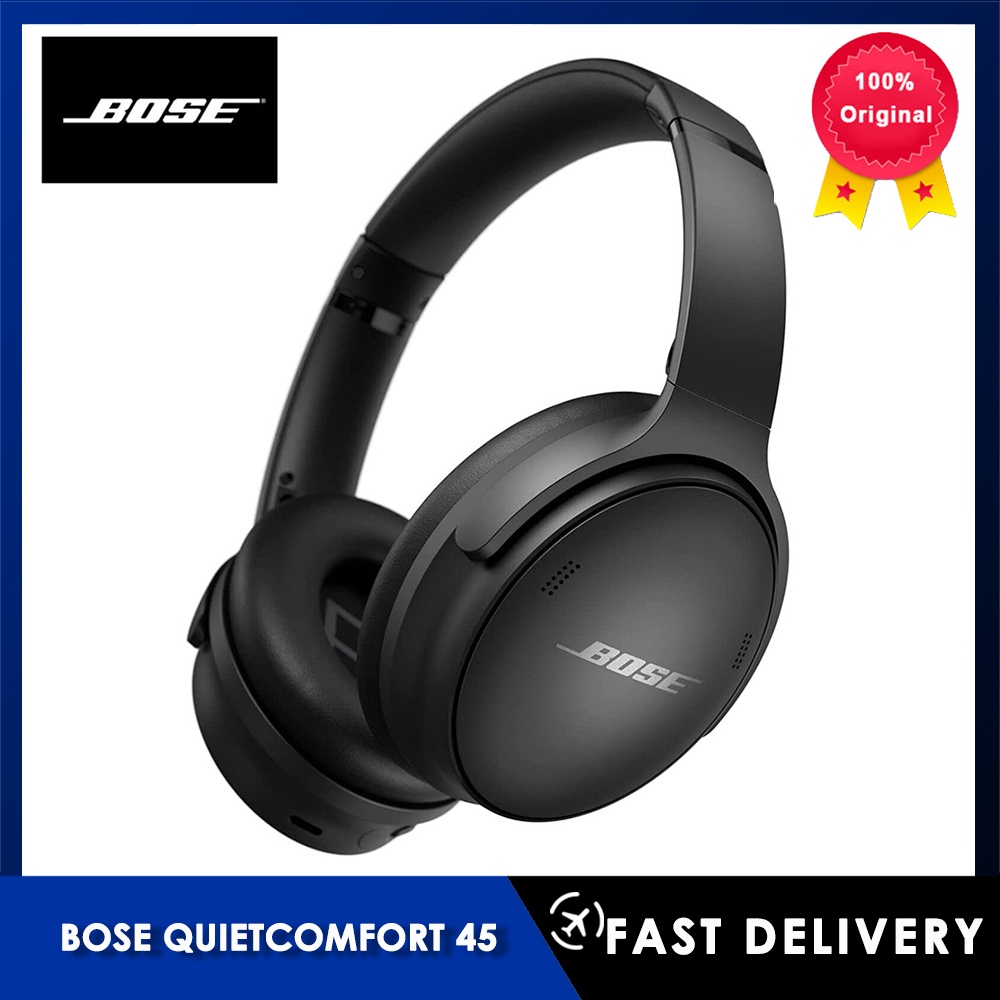 Bose QuietComfort 45 Bluetooth Sem Fio Ruído Cancelando Fones De Ouvido Baixo Fone Com Microfone Assistente De Voz QC45