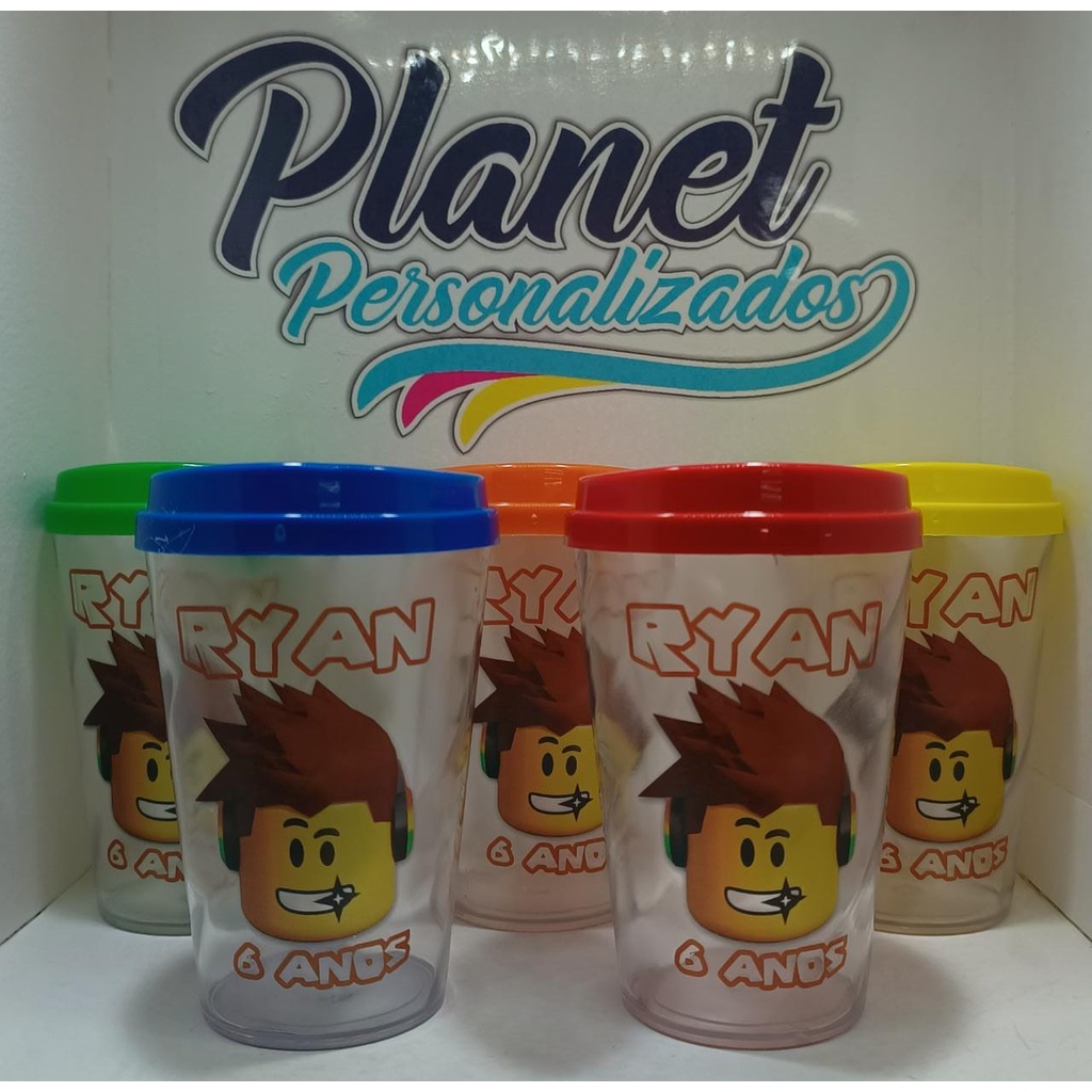 Copo Twister Personalizado Roblox - 500 Ml