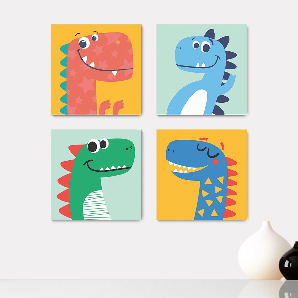 Quadro Quadro Infantil Menina Menino desenho dinossauro