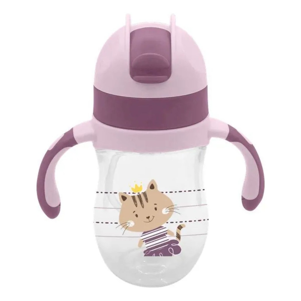 Copo Infantil Com Canudo Anti-vazamento 220ml Clingo | Shopee Brasil