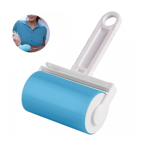 Rolo Adesivo Lavável para Remover Pelos Fiapos e Poeira