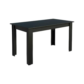 Mesa Madesa Retangular Tampo de Madeira 5231 - Preto em Oferta na Shopee