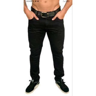 Cal a Sarja e Brim Masculina Preta e Coloridas Slim Shopee Brasil