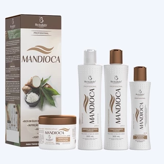 Kit Capilar Mandioca 4 Itens Bio Instinto