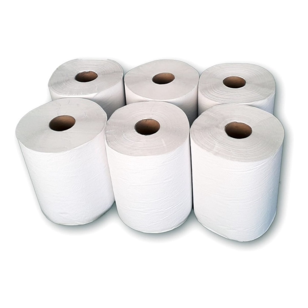 Papel Toalha Bobina Pacote Com 6 Rolos