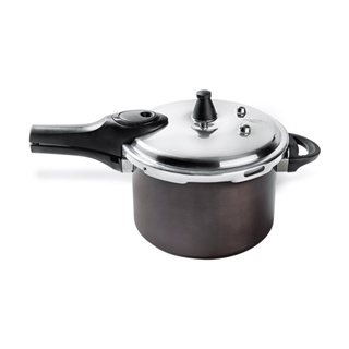 Panela de Pressão com Revestimento Cerâmico e Fundo De Indução Brinox Pressure 4,2 L Ø20 x 14,5 cm Camurça