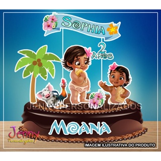 Oblee Marketplace  Topo de Bolo Moana