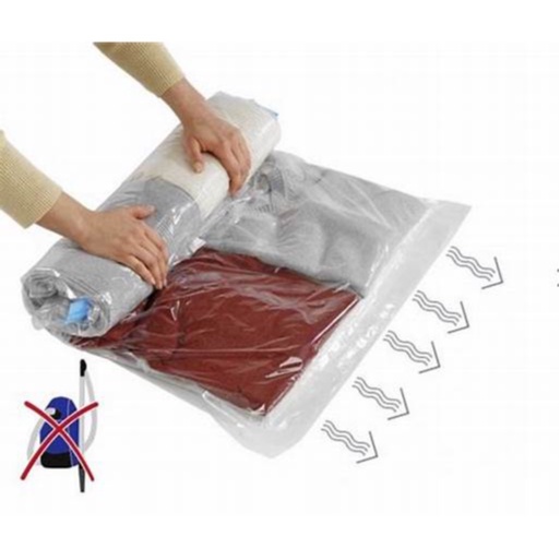 Saco Organizador a Vácuo Para Viagem Roupa Cobertor Closet Mala Protetor Com Zíper Para Desinflar 35x50, 40x60 ou 50x70