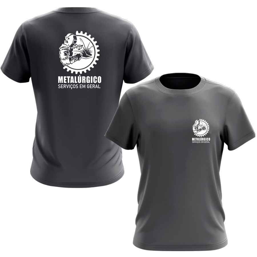 Camiseta Metalúrgico Soldador Uniforme Profissional Serviço | Shopee Brasil