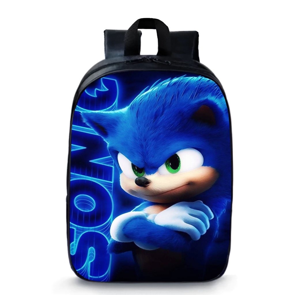 Mochila Escolar Pequena Infantil Desenhos Séries Super Sonic
