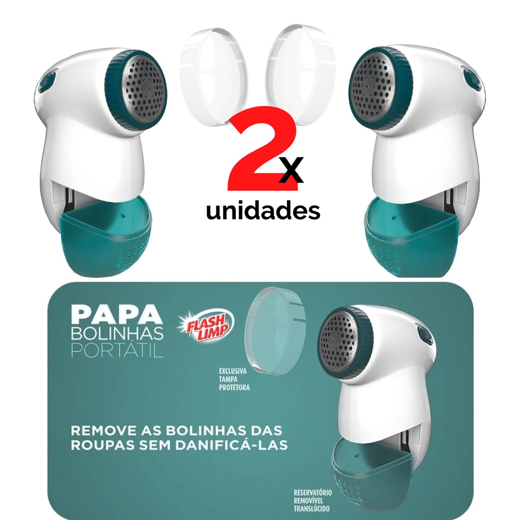 Kit com 2 Unidades de Papa Bolinhas Original Flash Limp C/reservatório ...
