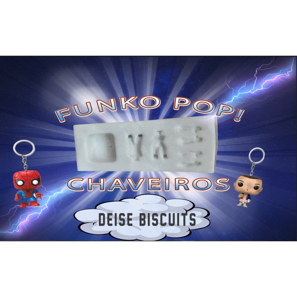 molde para funko pop - Deise Biscuits