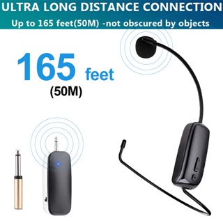 Novo Microfone Profissional De Uso De Cabeça Para Sem Fio UHF 2 Em 1 Jogos De Ensino De Fala