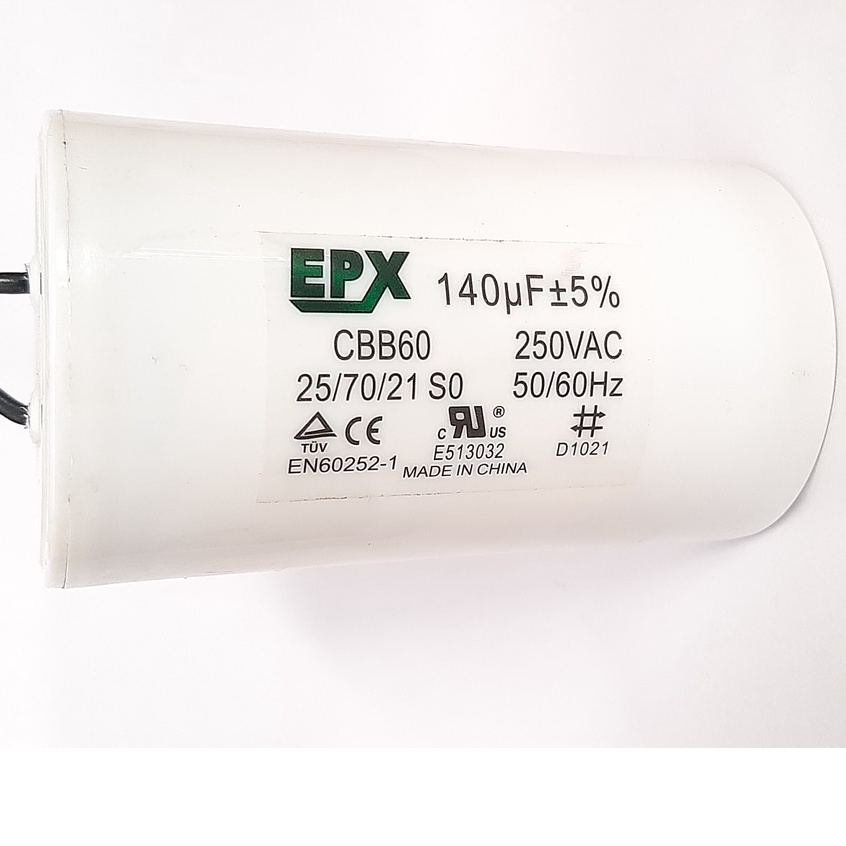 Capacitor 140uf 250vac 2cv Motomil,lynus,todos. Shopee