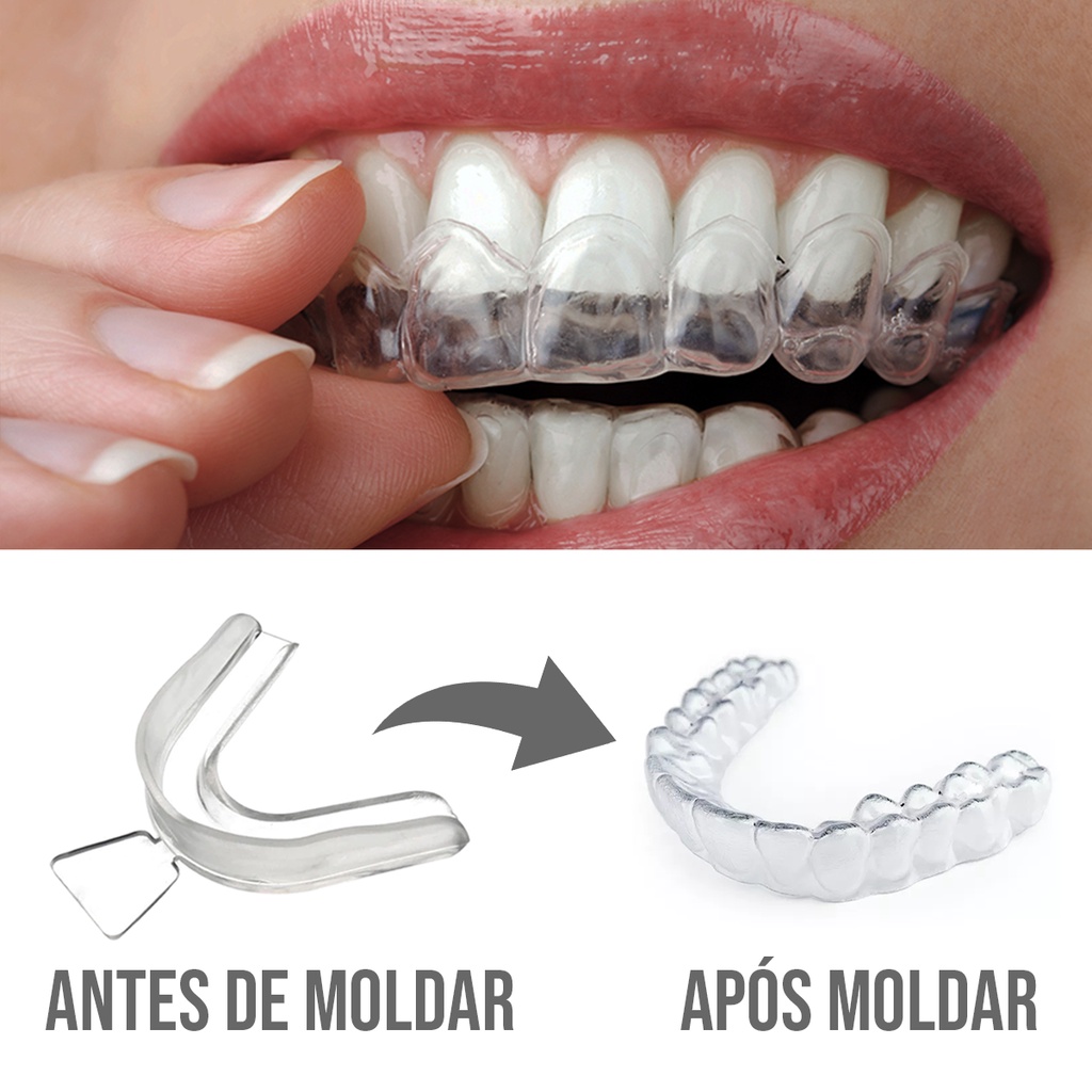 Placa Anti Bruxismo ORIGINAL ( Protetor Dental Moldável ) | Shopee Brasil