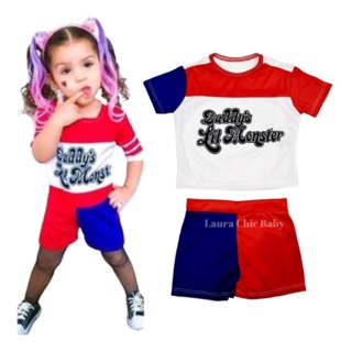 Fantasia Infantil Arlequina + Taco - Laura Chic Baby