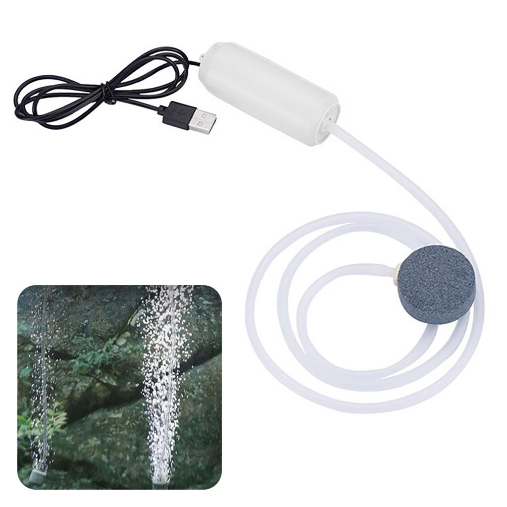 Bomba De Ar Aerador Oxigenador Bolhas P/ Aquário Tanque de Iscas Vivas Viveiro USB