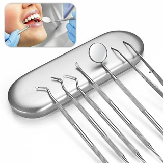 Ferramentas De Limpeza De Dentes Home Cuidado Bucal Espelho Dentário Espátula De Tártaro Equipamento Odontológico Dentista