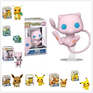 Funko Pop Pokemon Bulbasaur Mewtwo Vulpix Flareon Pikachu Charmander Ação Figura Colecionável Brinquedos
