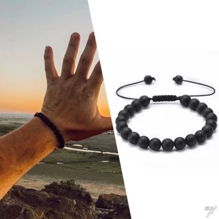 Pulseira Preta Fosca Masculina Feminina Unissex Regulável Ajústavel todos os tamanhos Qualidade
