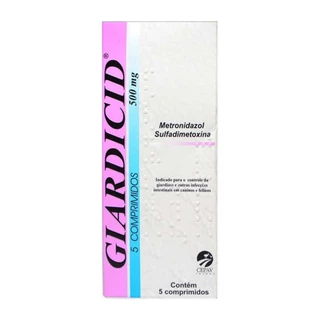 Giardicid 500 Mg Com 5 Comprimidos