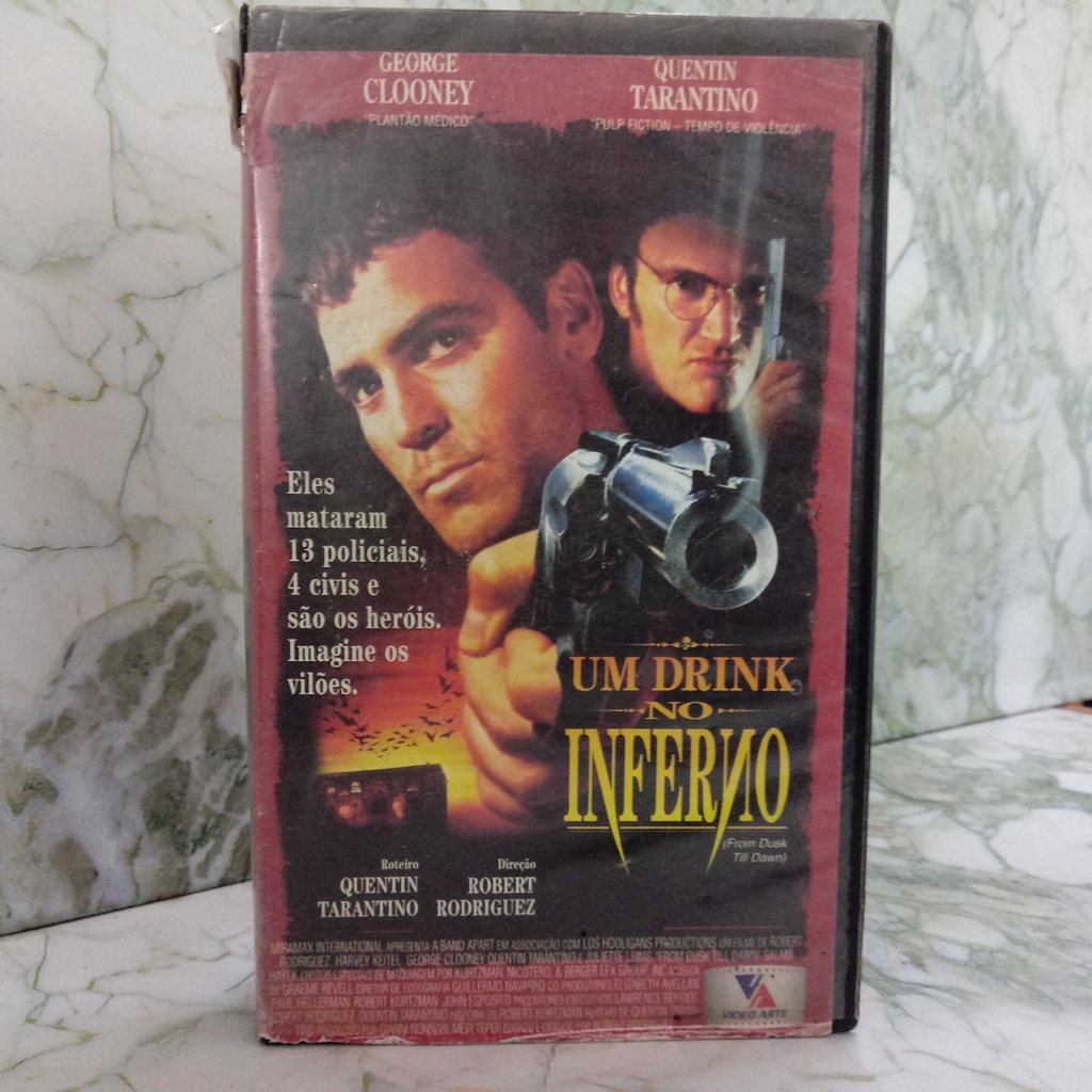 Fita Vhs Filme Um Drink No Inferno FV Legendado Shopee Brasil