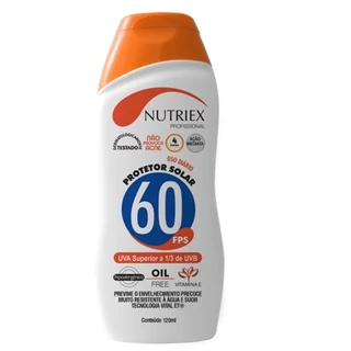 Protetor solar fps 60 120ml - Nutriex