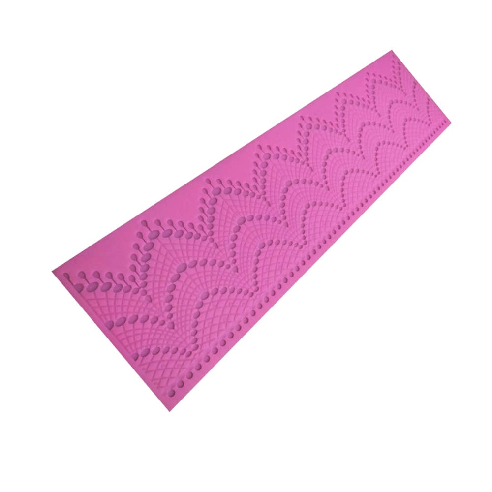 Molde Silicone Renda Bolo Pasta Americana 40x11 Cm Shopee Brasil