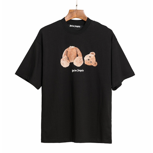 Novas Palm angels Camuflar Melhor qualidade respirável Camiseta De Manga Curta