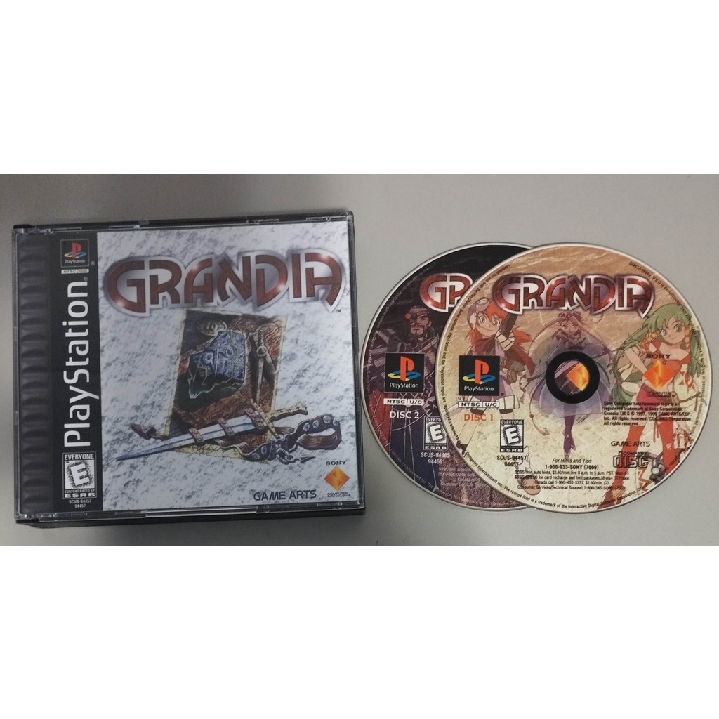 JEU GRANDIA PLAYSTATION 1 (PS1) Complet mais CD fonctionne