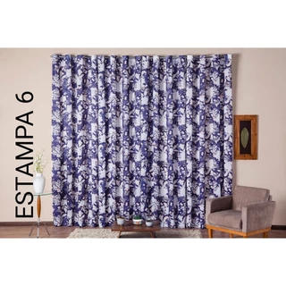 Cortina de Malha Gel Estampada 6,00 x 2,80 Metros!