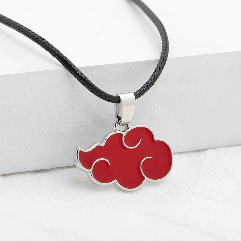colar akatsuki itachi simbolo nuvem vermelha naruto em Promoção na