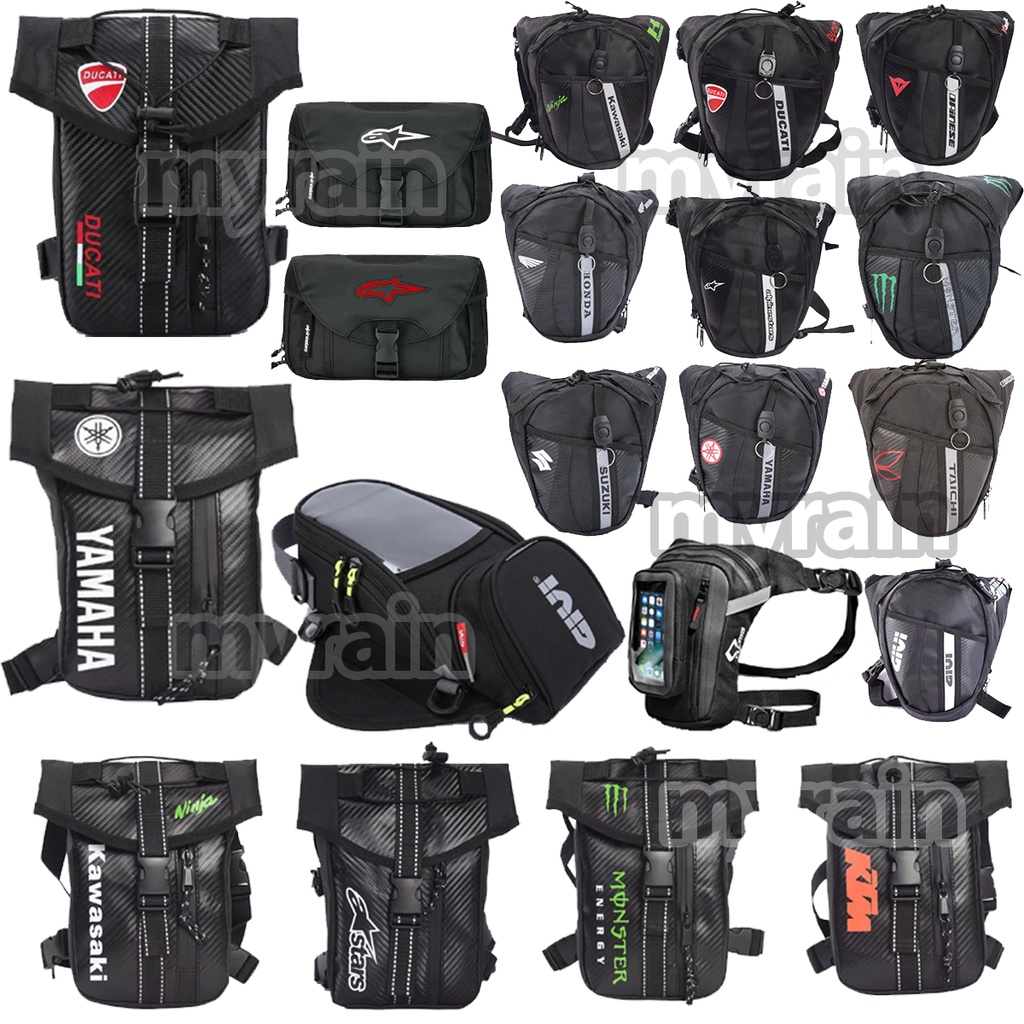 Saco De Cintura À Prova D'água Multifuncional De Nylon Para Motocicleta