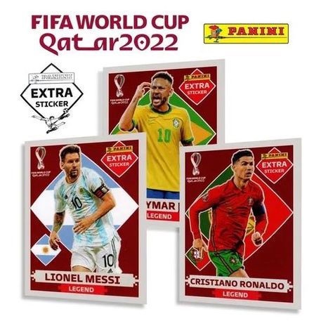 Figurinhas copa qatar 2022 - extra stickers bordo completo em 2023