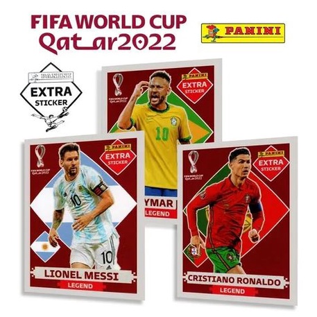 Neymar Legend Bordô - Copa do Mundo Qatar 2022 Panini