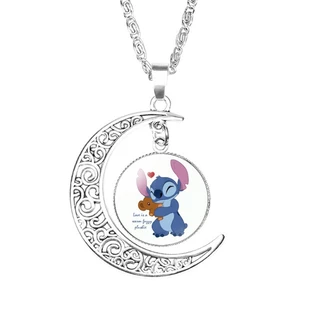 Colar Anime Star Baby Stitch Time Gem Acessórios De Moda Presente