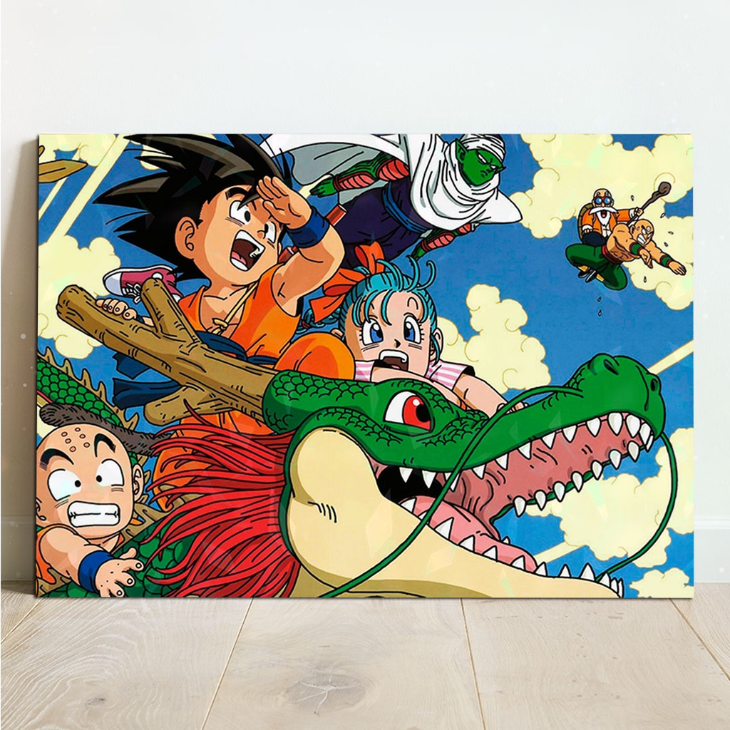 Quadro Dragon Ball Clássico 2 - holográfico/fosco | Shopee Brasil