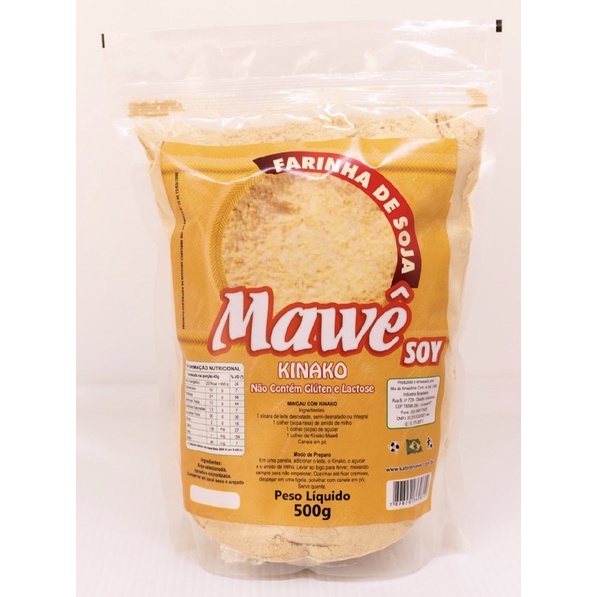 FARINHA DE SOJA KINAKO 500G (MAWE SOY) | Shopee Brasil