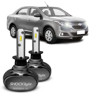 Ultra Led Shocklight 10.000 Lumens 6000k Chevrolet Cobalt Farol Alto Barato
