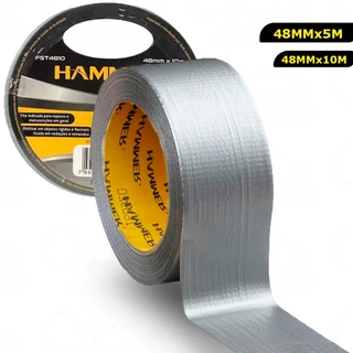 Fita Silver Tape Multiuso 48mm X 05m e 10m Cinza Brasfort