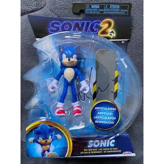Bonecos do Filme Sonic 2 Autografado Original Lacrado Jakks Pacific