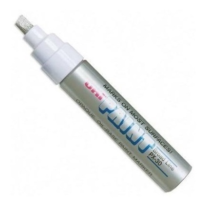 Marcador Permanente UNI PAINT MARKER PX-30 PRATA 4-8.5mm