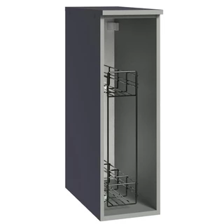 Balcão Armário de Cozinha Porta-Temperos 20 cm Suspenso Cinza Nice Madesa em Oferta na Shopee