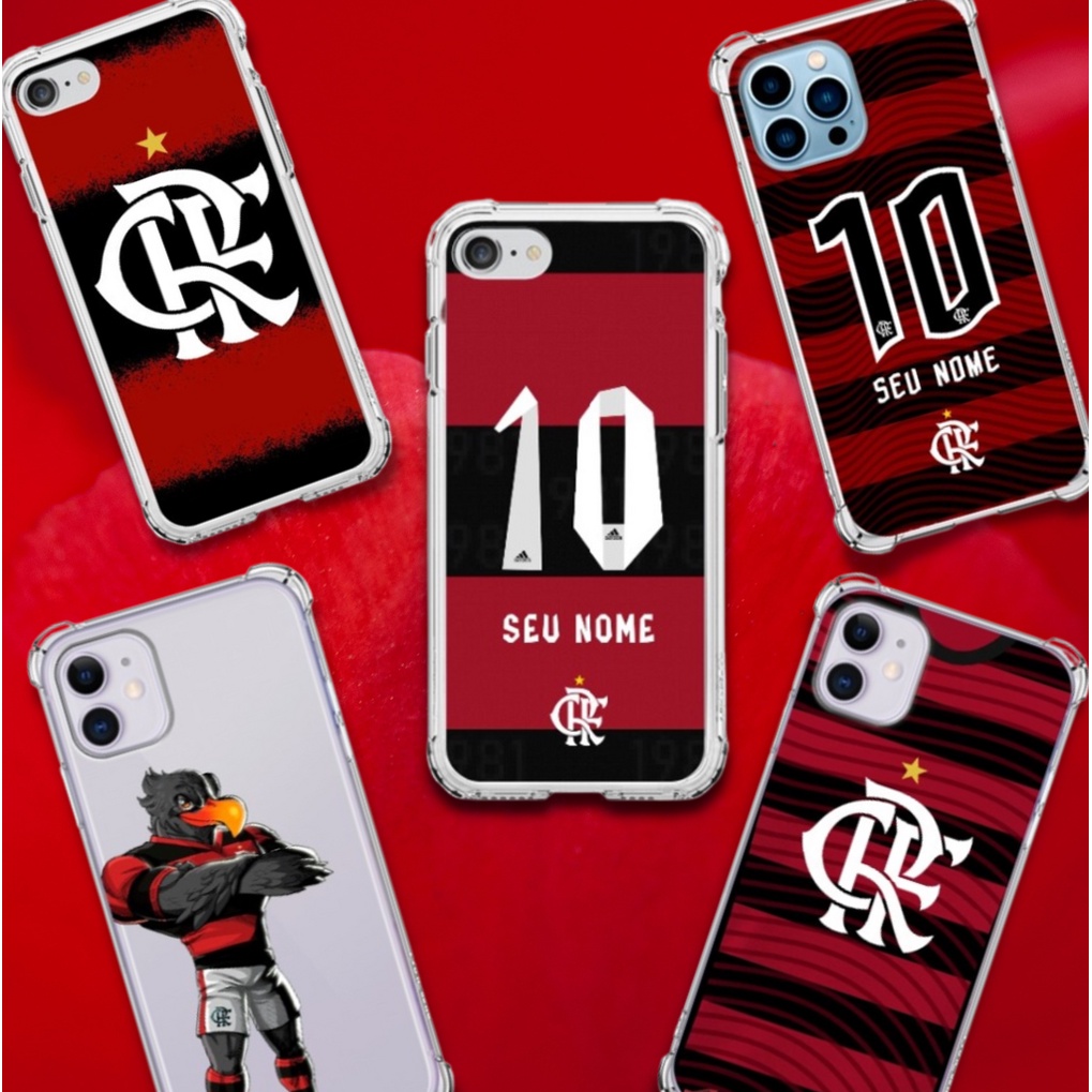 Case Capa Capinha de Celular Personalizada do Flamengo