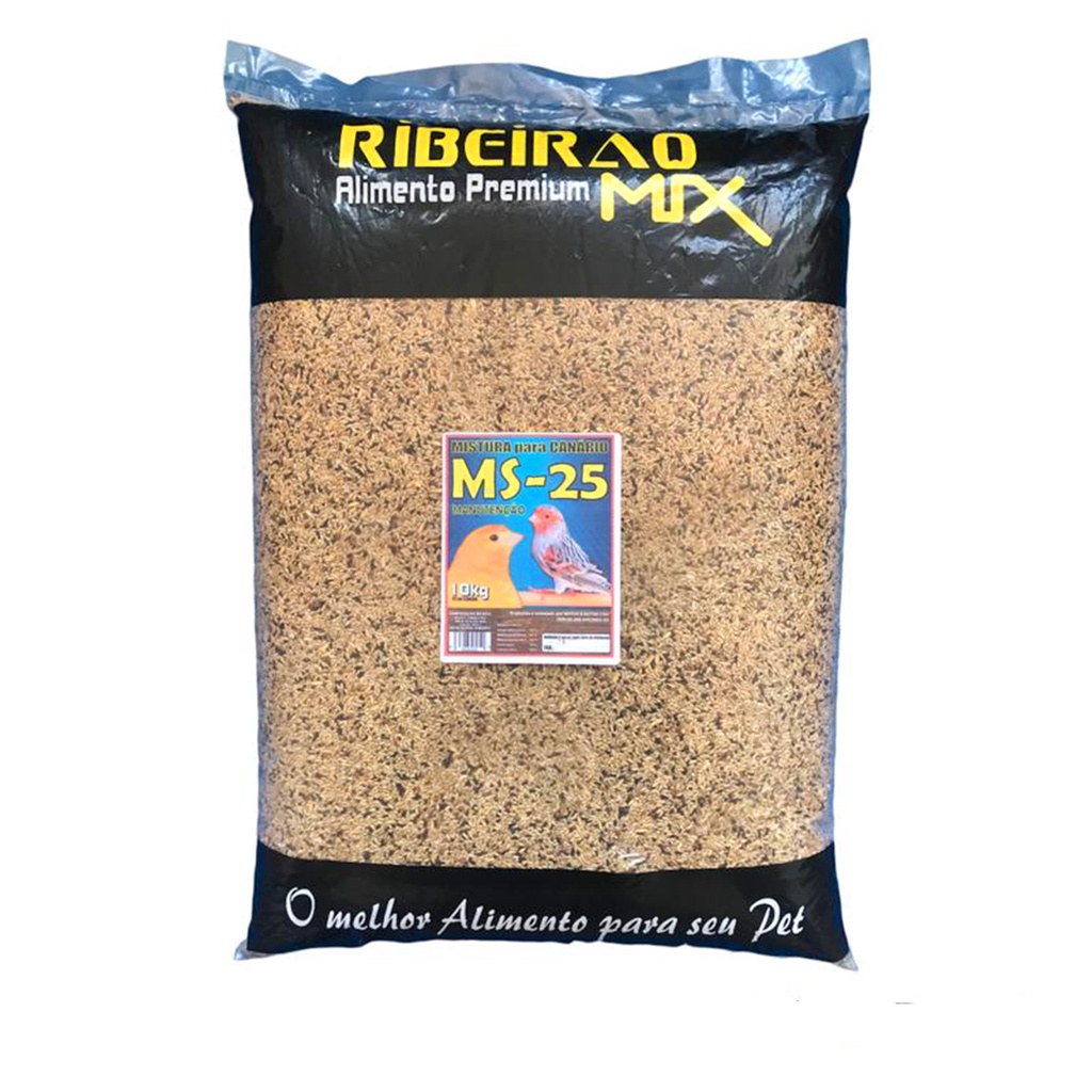 Mistura Para Canário Belga 10kg Mix de Sementes Premium Ribeirão Mix Promoção!