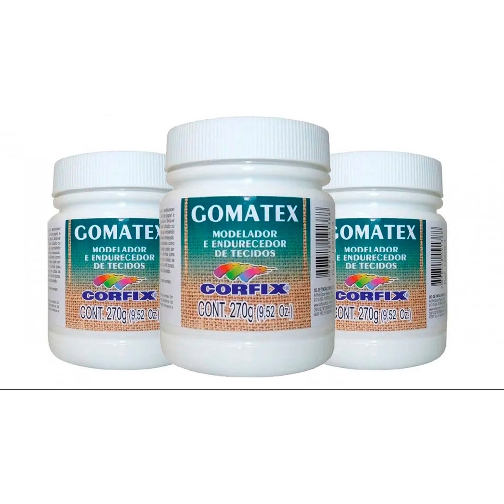 3 Gomatex 270gr Corfix | Shopee Brasil